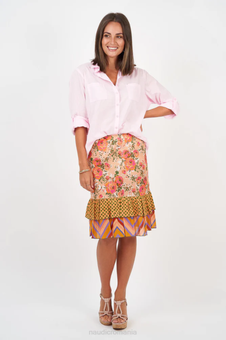 femei Naudic fusta olivia harlo patch peach îmbrăcăminte RR04373